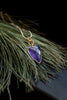 Morning Violet - Amethyst Heart Gold Pendant