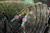 Roseglow Garden strawberry quartz earrings by Luminous Moon